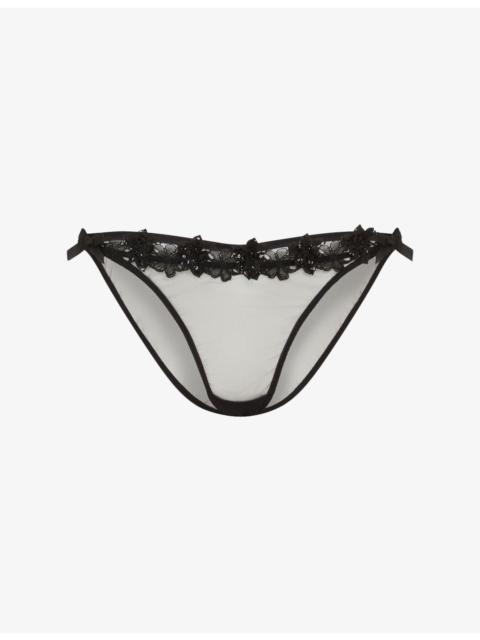 Agent Provocateur Floss Tulle Brazilian Briefs