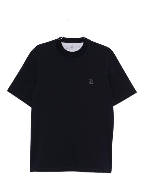 Brunello Cucinelli Logo-detail Crew-neck T-shirt