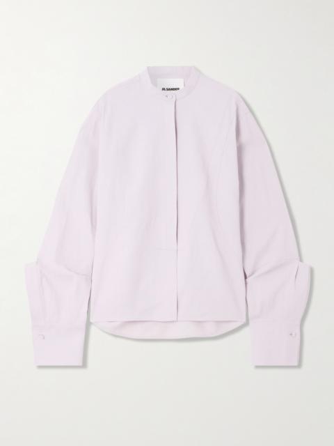 Jil Sander Paneled Linen Shirt