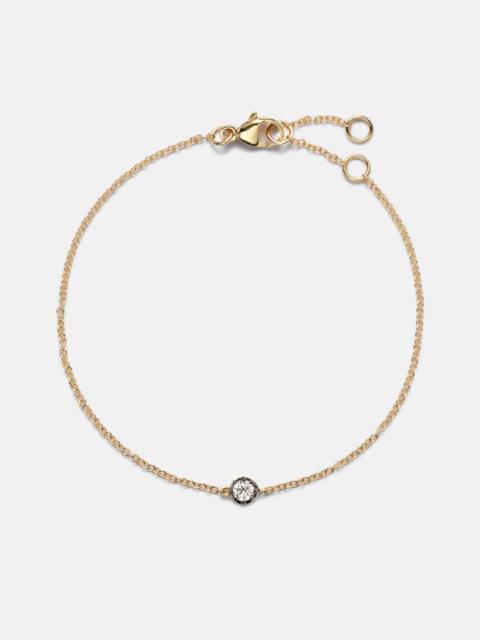 STONE AND STRAND The Alibi 10kt gold bracelet with diamond