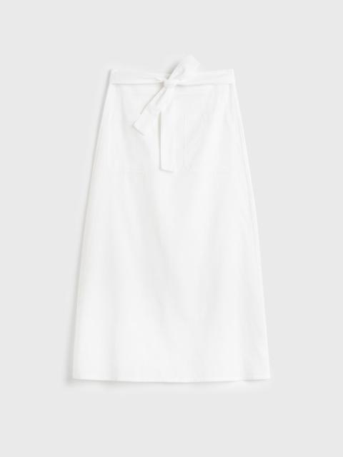 TOTEME Tie-waist skirt white