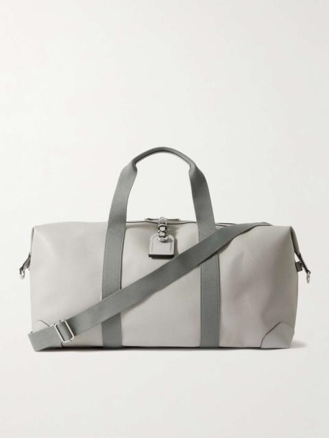 Mulberry Medium Clipper Leather-Trimmed Scotchgrain Holdall