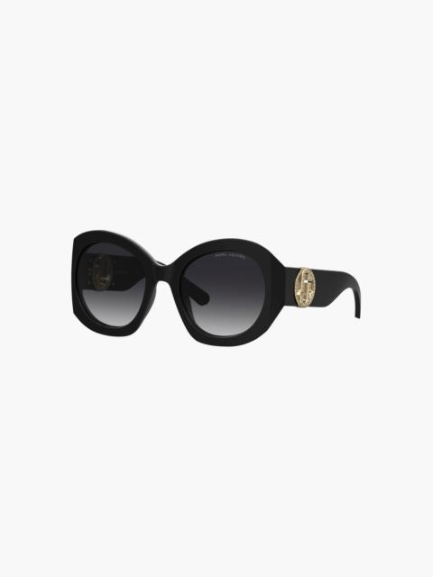 Marc Jacobs THE CRYSTAL J MARC OVERSIZED SUNGLASSES