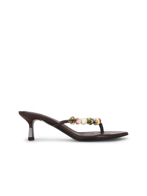 CASABLANCA Beaded Sandal