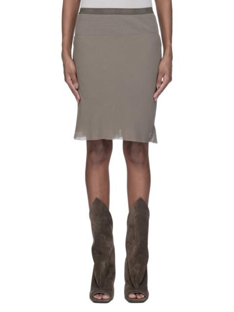Rick Owens SHORT BIAS SKIRT