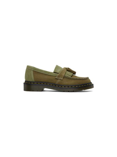 Green Adrian Tassel Loafers