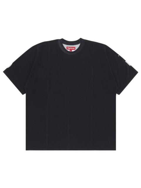 Supreme Supreme FW18 Patchwork Pique Tee Black Splicing