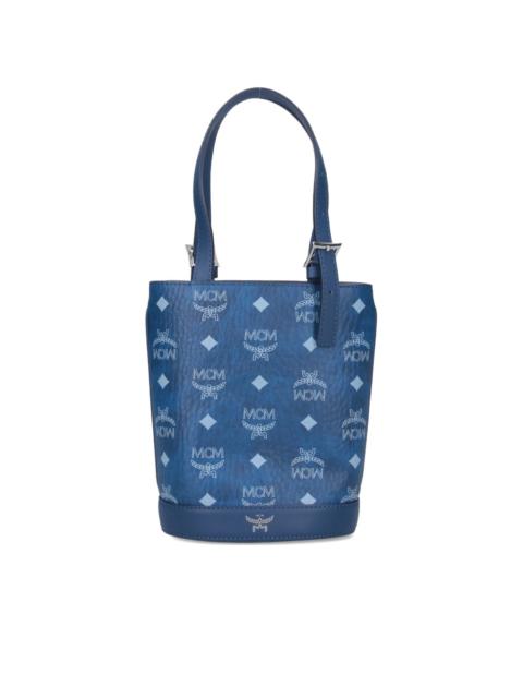 MCM mini logo-print tote bag