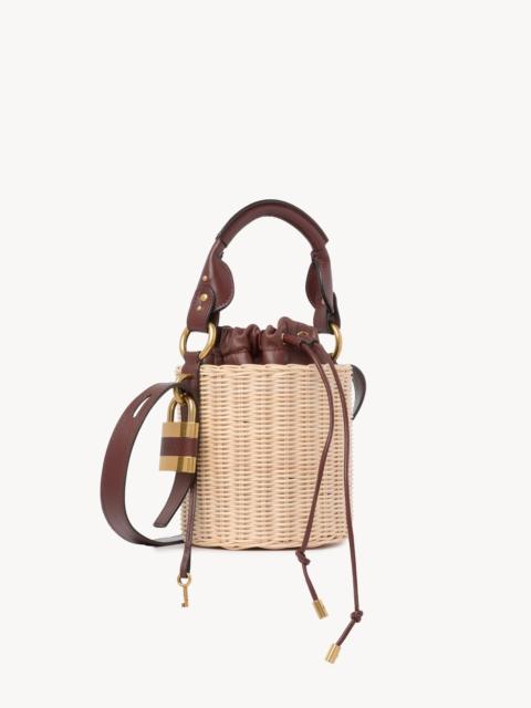 Chloé SMALL PADDINGTON BUCKET BAG IN WICKER