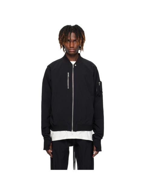 thom/krom Black M SJ 662 Bomber Jacket