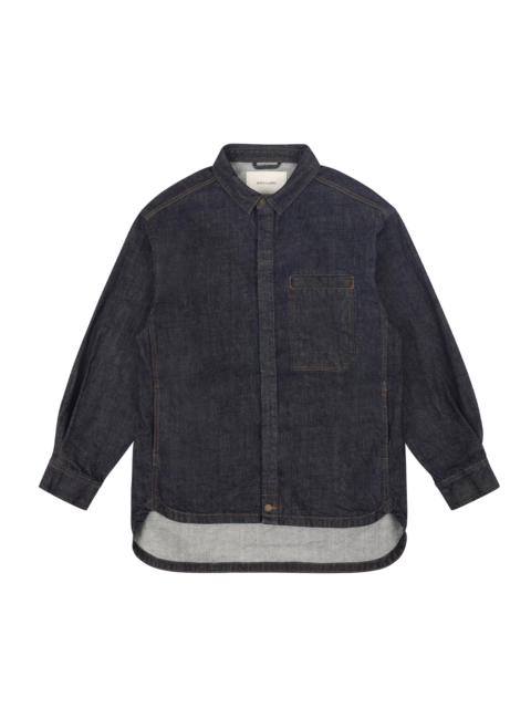 entire studios HERCULEAN SHIRT RAW INDIGO