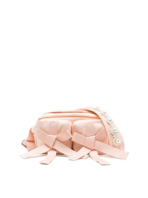 Simone Rocha beaded classic bow crossbody bag