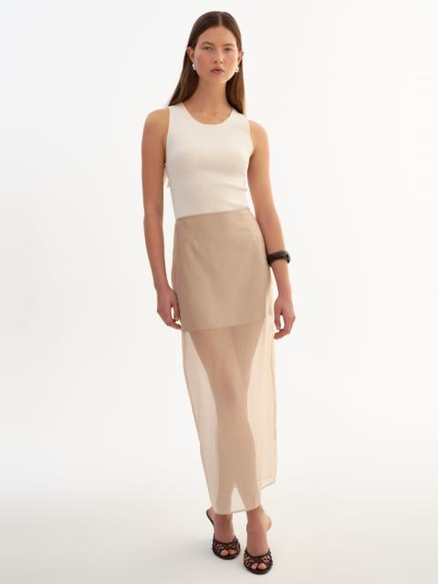 LAMARQUE FARLEY | Sheer Organza Skirt