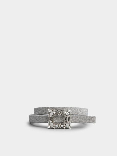 Roger Vivier Broche Vivier Buckle Belt in Fabric