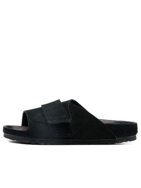 BIRKENSTOCK Birkenstock Kyoto Suede Leather Narrow Fit 'Black' 1022306