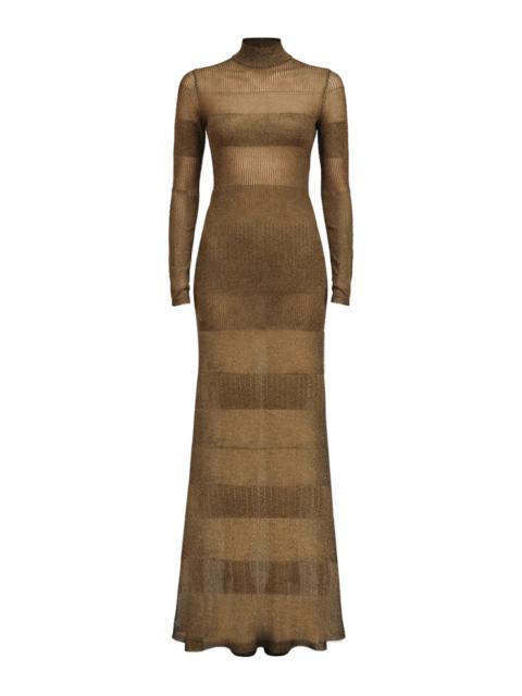 AKNVAS THE JOSEPHINE GOWN IN ULTRA FINE POINTELLE KNIT