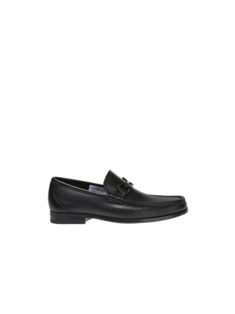 FERRAGAMO GRAIN LEATHER LOAFERS