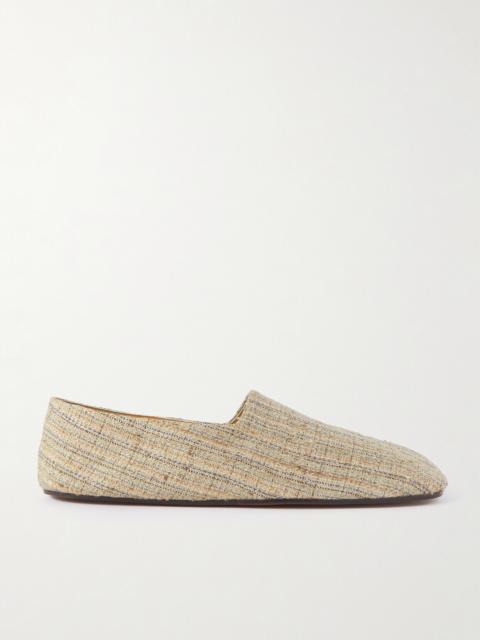 Loro Piana Andria Canvas Loafers