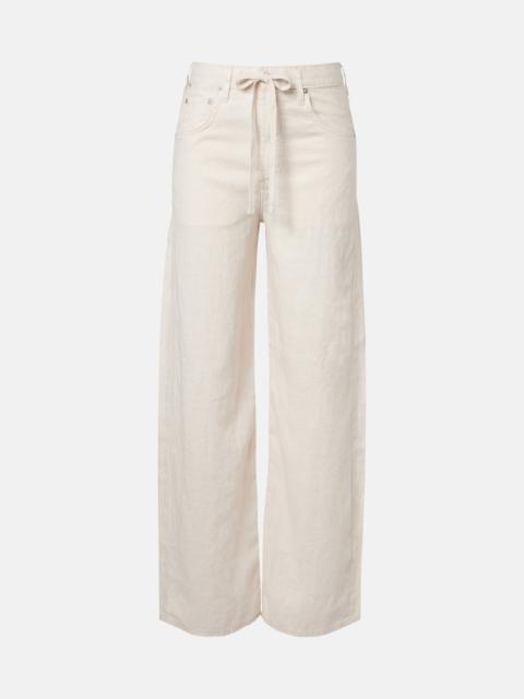 Citizens of Humanity Brynn linen wide-leg pants