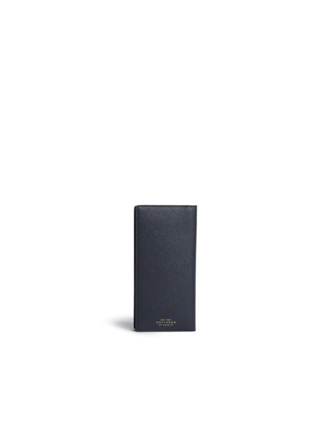 Smythson Panama slim bi-fold leather wallet