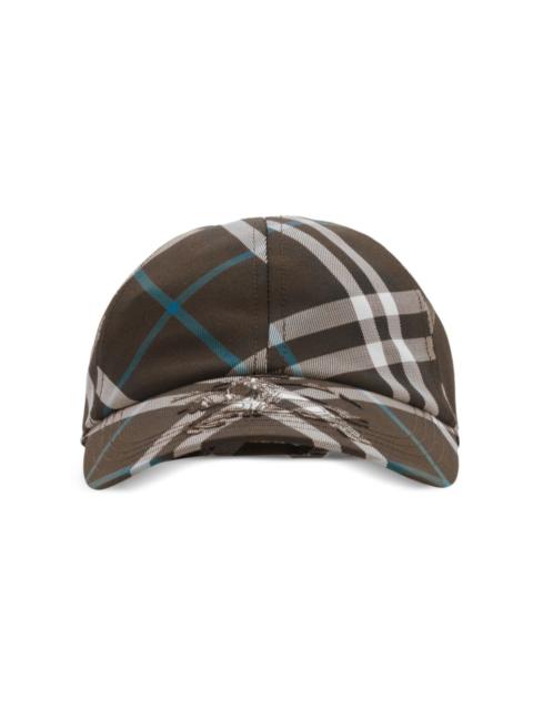 Burberry EKD checked baseball cap