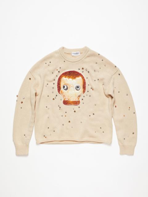 Acne Studios Crew neck sweater - Warm white