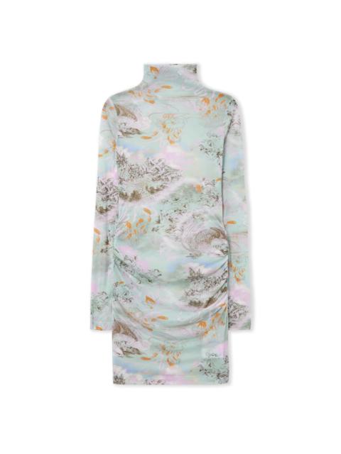 Off-White Light Jersey Storytel Dress