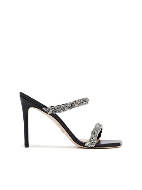 Stuart Weitzman Addison 100mm leather sandals