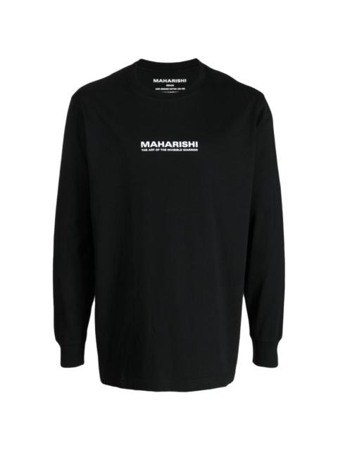 MAHARISHI logo-print organic cotton T-shirt
