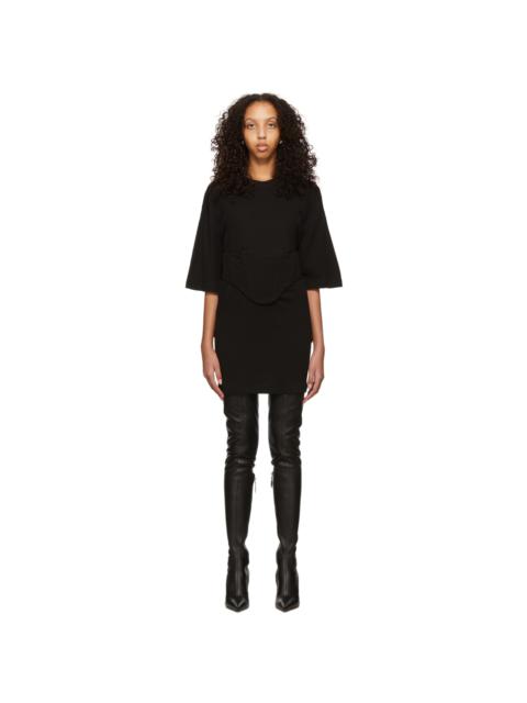 Dion Lee Black Undercorset Mini Dress