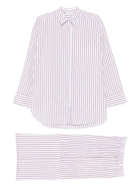 BY MALENE BIRGER striped organic cotton tailoring