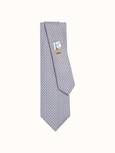 Hermès A l'Affiche tie
