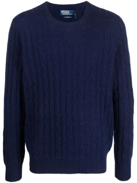 Polo Ralph Lauren cable knit cashmere sweater
