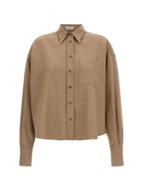 Brunello Cucinelli Monile-embellished shirt