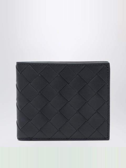 Bottega Veneta Midnight/Basalt bi-fold wallet in Intrecciato leather