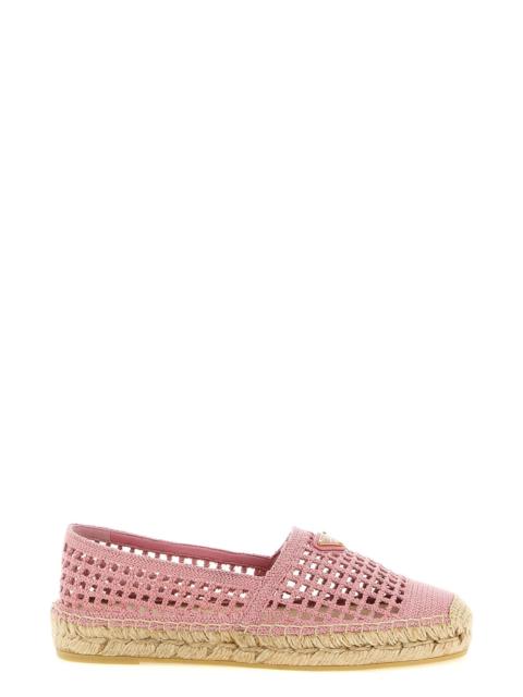 Prada Crochet knitted espadrilles