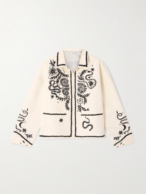 ALIX OF BOHEMIA Francis Embroidered Silk Jacket