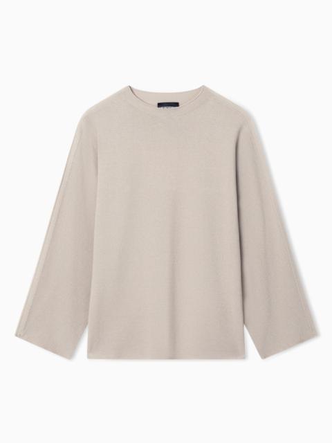 EMPORIO ARMANI SWEATER WITH LINKS STITCH WEAVE