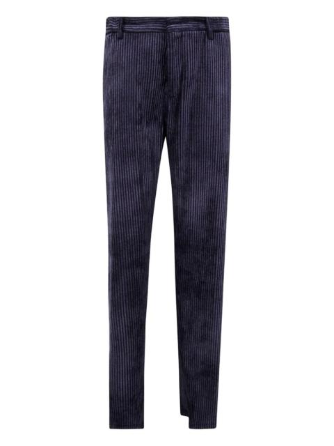 EMPORIO ARMANI striped corduroy trousers