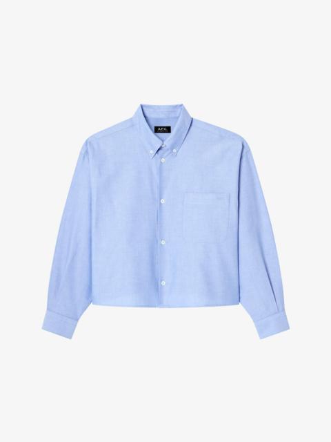 A.P.C. SHORT OXFORD SHIRT