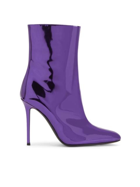 Giuseppe Zanotti Brytta 105mm patent ankle boots
