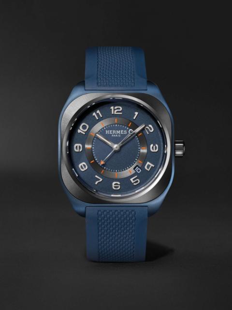Hermès H08 Automatic 42mm Titanium and Rubber Watch, Ref. No. 056950WW00