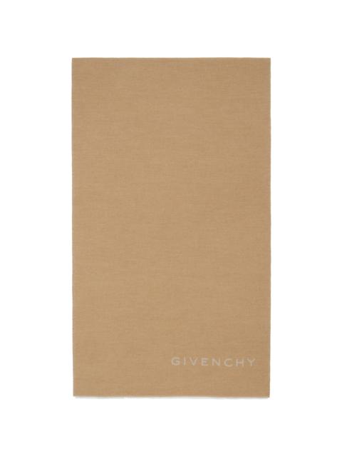 Givenchy Beige 'Givenchy' Woven Scarf