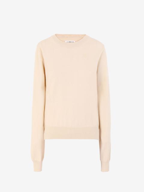 Maison Margiela M logo embroidered sweater