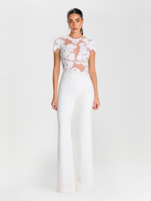 NADINE MERABI Sloane White Jumpsuit
