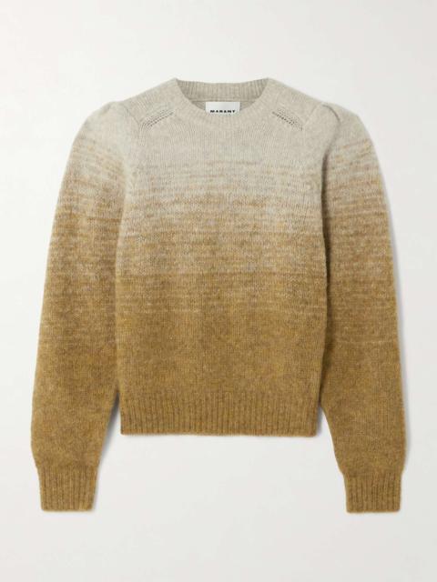 Isabel Marant Étoile Peyton ombré baby alpaca-blend sweater