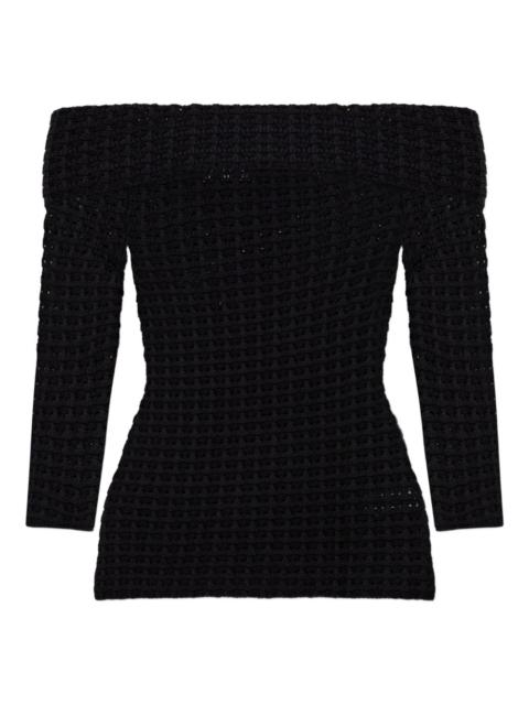 Isabel Marant off-shoulder knitted top