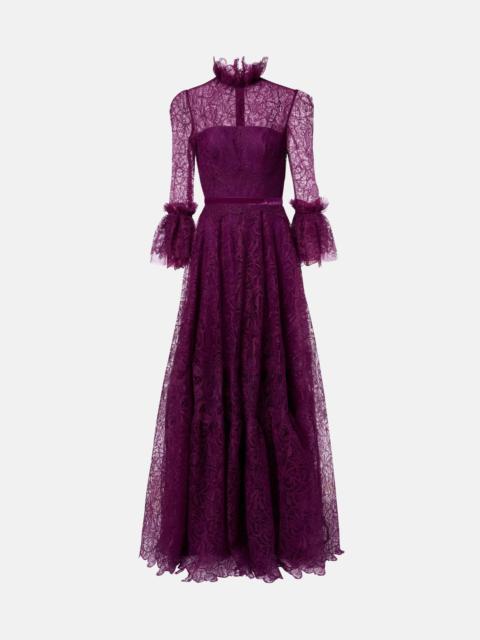 COSTARELLOS Lace gown