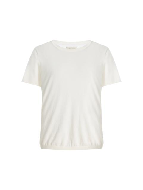 HIGH SPORT Otis Cotton T-Shirt ivory