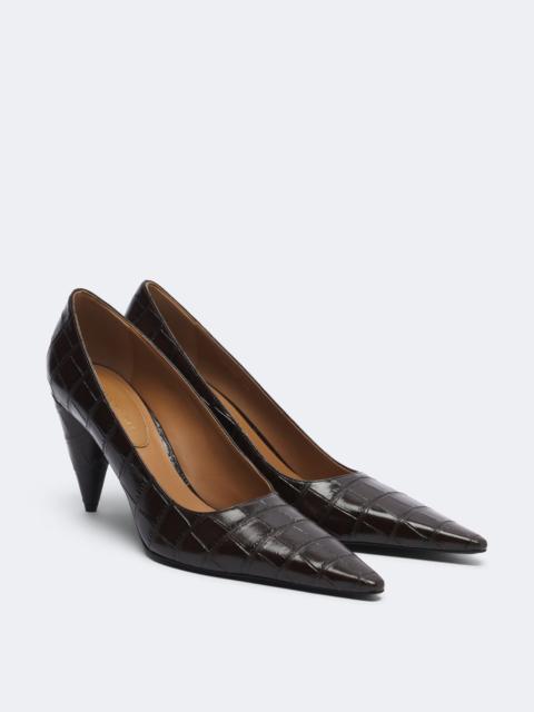 Stella McCartney Croc-effect pumps